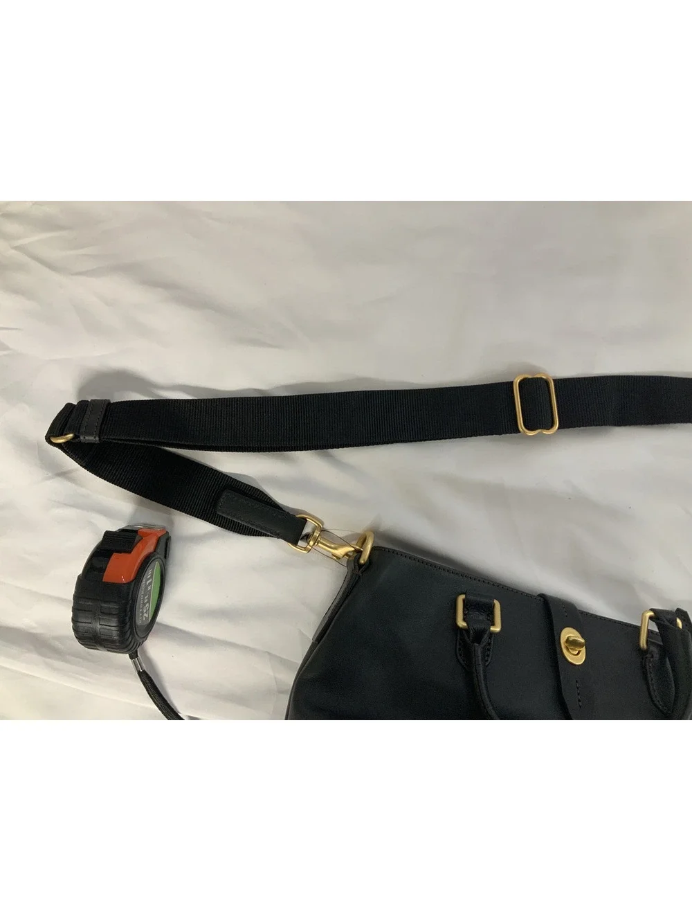 DOONEY AND BOURKE LEATHER SATCHEL-ADJUSTABLE STRAP